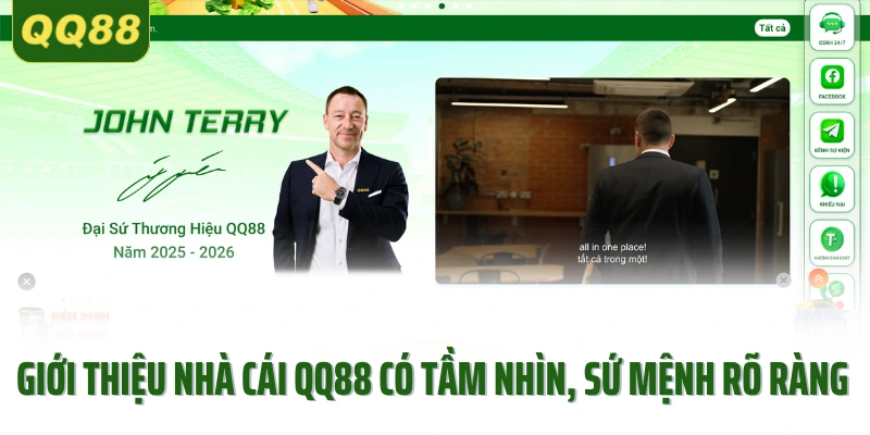 Giới thiệu nhà cái QQ88 có tầm nhìn, sứ mệnh rõ ràng
