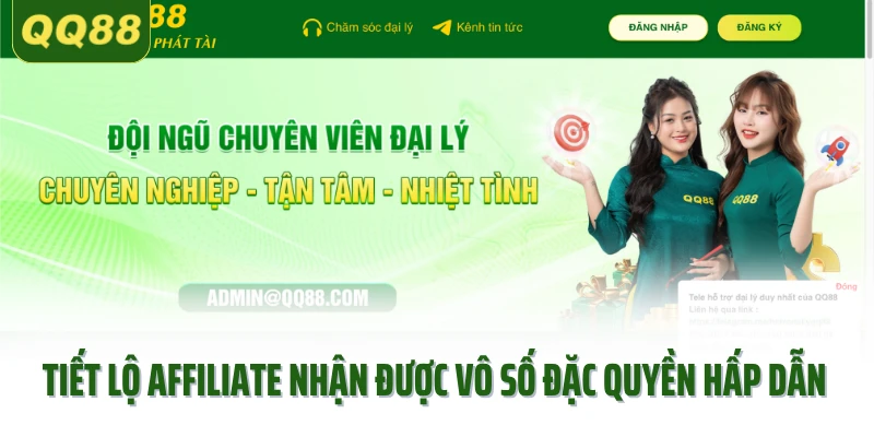 Tiết lộ affiliate nhận được vô số đặc quyền hấp dẫn